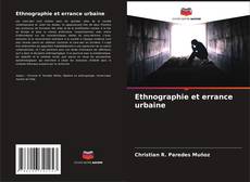 Ethnographie et errance urbaine kitap kapağı