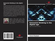 Buchcover von Extremist thinking in the digital age