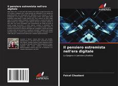 Capa do livro de Il pensiero estremista nell'era digitale 