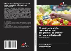 Bookcover of Misurazione delle prestazioni dei programmi di credito agricolo selezionati
