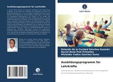 Ausbildungsprogramm für Lehrkräfte kitap kapağı