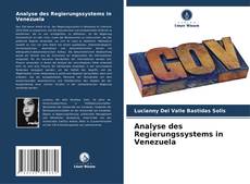 Portada del libro de Analyse des Regierungssystems in Venezuela