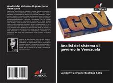 Buchcover von Analisi del sistema di governo in Venezuela
