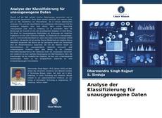 Portada del libro de Analyse der Klassifizierung für unausgewogene Daten