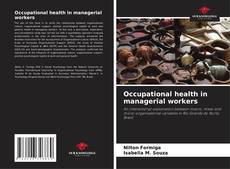 Bookcover of Occupational health in managerial workers
