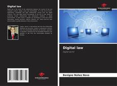 Portada del libro de Digital law