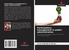Portada del libro de Participatory management in public administration