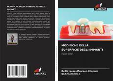 Buchcover von MODIFICHE DELLA SUPERFICIE DEGLI IMPIANTI