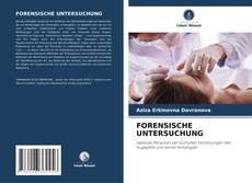 FORENSISCHE UNTERSUCHUNG kitap kapağı