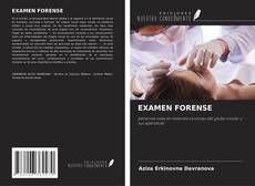 Couverture de EXAMEN FORENSE