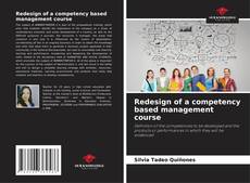 Portada del libro de Redesign of a competency based management course