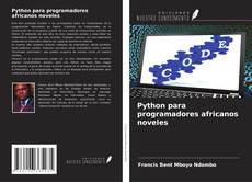 Portada del libro de Python para programadores africanos noveles