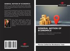 Buchcover von GENERAL NOTION OF ECONOMICS