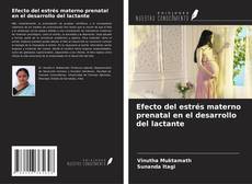 Capa do livro de Efecto del estrés materno prenatal en el desarrollo del lactante 
