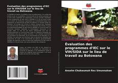 Copertina di Évaluation des programmes d'IEC sur le VIH/SIDA sur le lieu de travail au Botswana