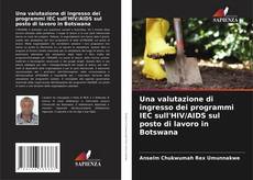 Bookcover of Una valutazione di ingresso dei programmi IEC sull'HIV/AIDS sul posto di lavoro in Botswana