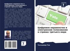 Portada del libro de Цифровое неравенство и электронное голосование в странах третьего мира