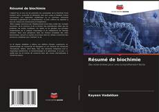 Résumé de biochimie kitap kapağı