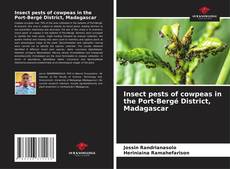Capa do livro de Insect pests of cowpeas in the Port-Bergé District, Madagascar 