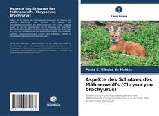 Aspekte des Schutzes des Mähnenwolfs (Chrysocyon brachyurus) kitap kapağı