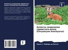 Buchcover von Аспекты сохранения гривистого волка (Chrysocyon brachyurus)