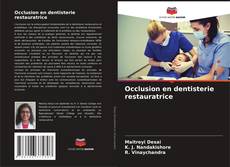 Occlusion en dentisterie restauratrice kitap kapağı