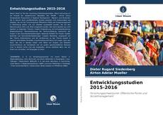 Buchcover von Entwicklungsstudien 2015-2016