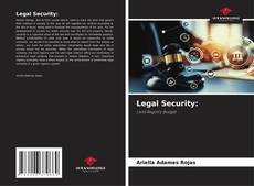 Legal Security: kitap kapağı