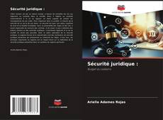 Sécurité juridique : kitap kapağı