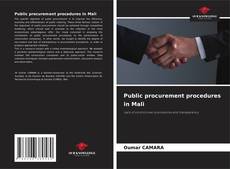 Bookcover of Public procurement procedures in Mali