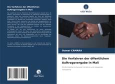 Buchcover von Die Verfahren der öffentlichen Auftragsvergabe in Mali