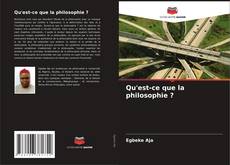 Buchcover von Qu'est-ce que la philosophie ?