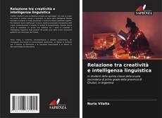 Buchcover von Relazione tra creatività e intelligenza linguistica
