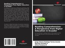 Capa do livro de Reading Comprehension: A Perspective from Higher Education in Ecuador 