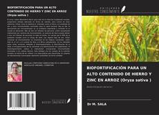 BIOFORTIFICACIÓN PARA UN ALTO CONTENIDO DE HIERRO Y ZINC EN ARROZ (Oryza sativa )的封面