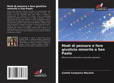 Copertina di Modi di pensare e fare giustizia minorile a San Paolo