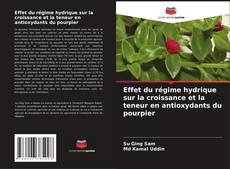 Buchcover von Effet du régime hydrique sur la croissance et la teneur en antioxydants du pourpier