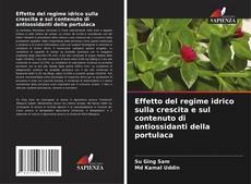 Buchcover von Effetto del regime idrico sulla crescita e sul contenuto di antiossidanti della portulaca