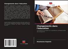 Changements dans l'éducation kitap kapağı