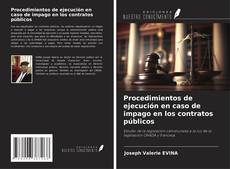 Buchcover von Procedimientos de ejecución en caso de impago en los contratos públicos