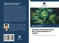 Couverture de Soziale Verantwortung der Unternehmen in Indien