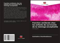 Couverture de Fonction cérébrale chez les enfants de survivants de la méningo-encéphalite