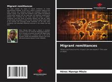 Couverture de Migrant remittances