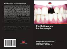 Buchcover von L'esthétique en implantologie
