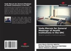 Capa do livro de Vade-Mecum for General Meetings of Health Institutions in the DRC 