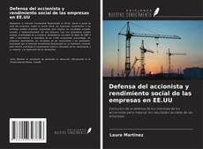 Bookcover of Defensa del accionista y rendimiento social de las empresas en EE.UU