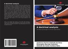 Bookcover of A doctrinal analysis