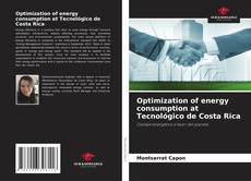 Buchcover von Optimization of energy consumption at Tecnológico de Costa Rica