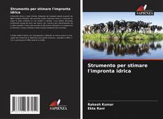 Copertina di Strumento per stimare l'impronta idrica