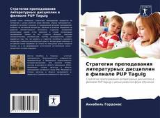 Bookcover of Стратегии преподавания литературных дисциплин в филиале PUP Taguig